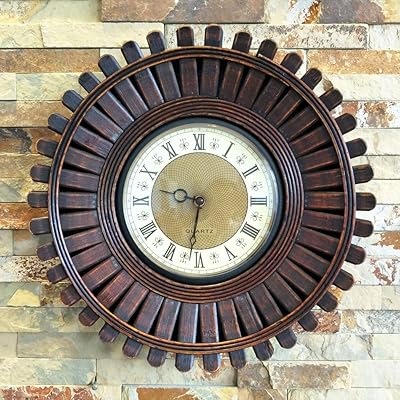 Reloj de Pared de Marco de Madera de Estilo Nórdico Uruguay Ubuy