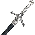 Vulcan Gear 33" Medieval Crusader Sword with Scabbard Series Choose Your Style