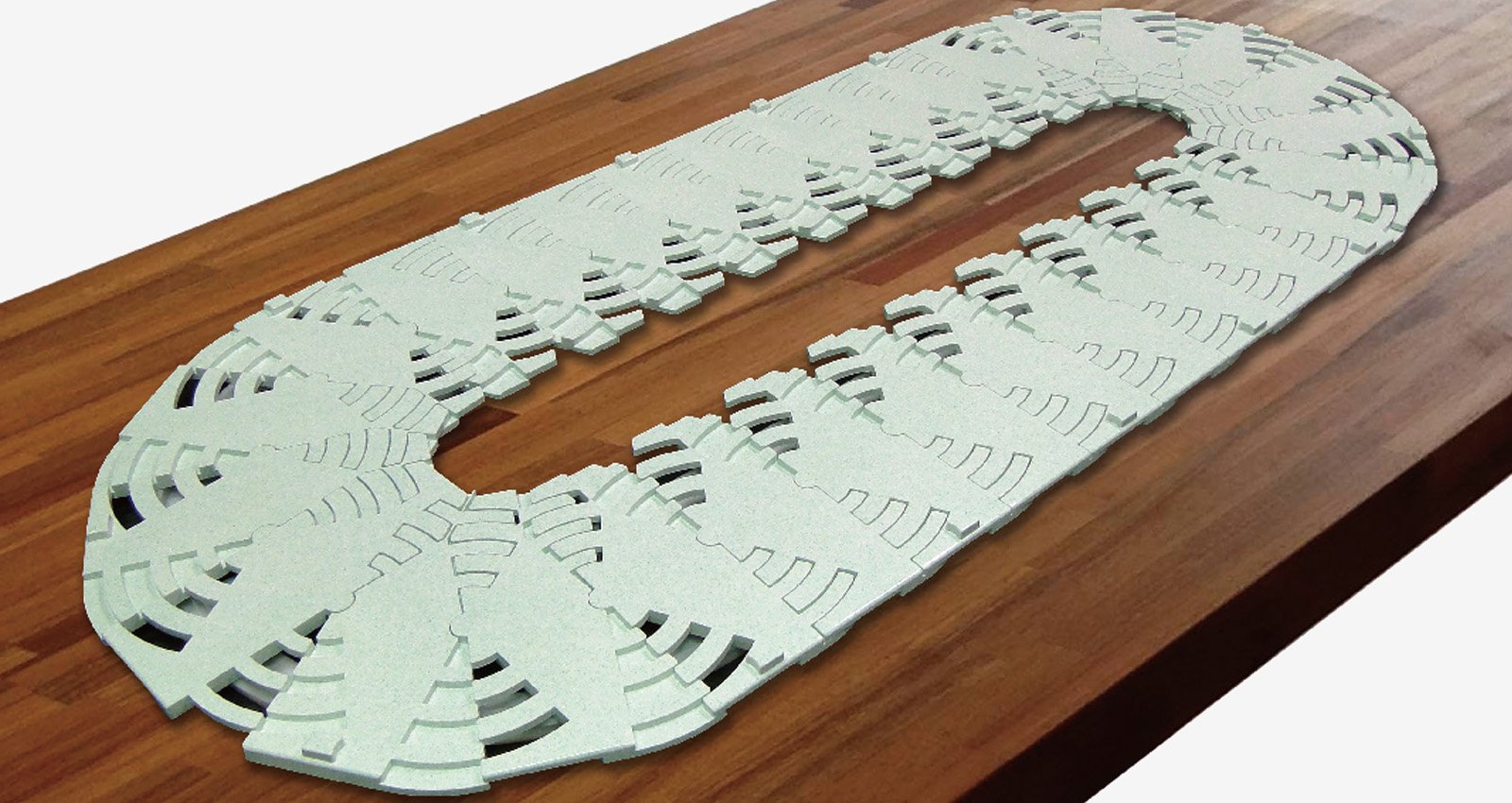 Lazy Susan (Turntable) for Rectangular or Oval Dining Tables (Model TTO