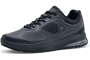 Shoes For Crews Men's Slip-Resistant Work Sneakers - Comfortable, Non-Slip Shoes for Men in Food Service, Healthcare, Retail, Maintenance - Evolution II