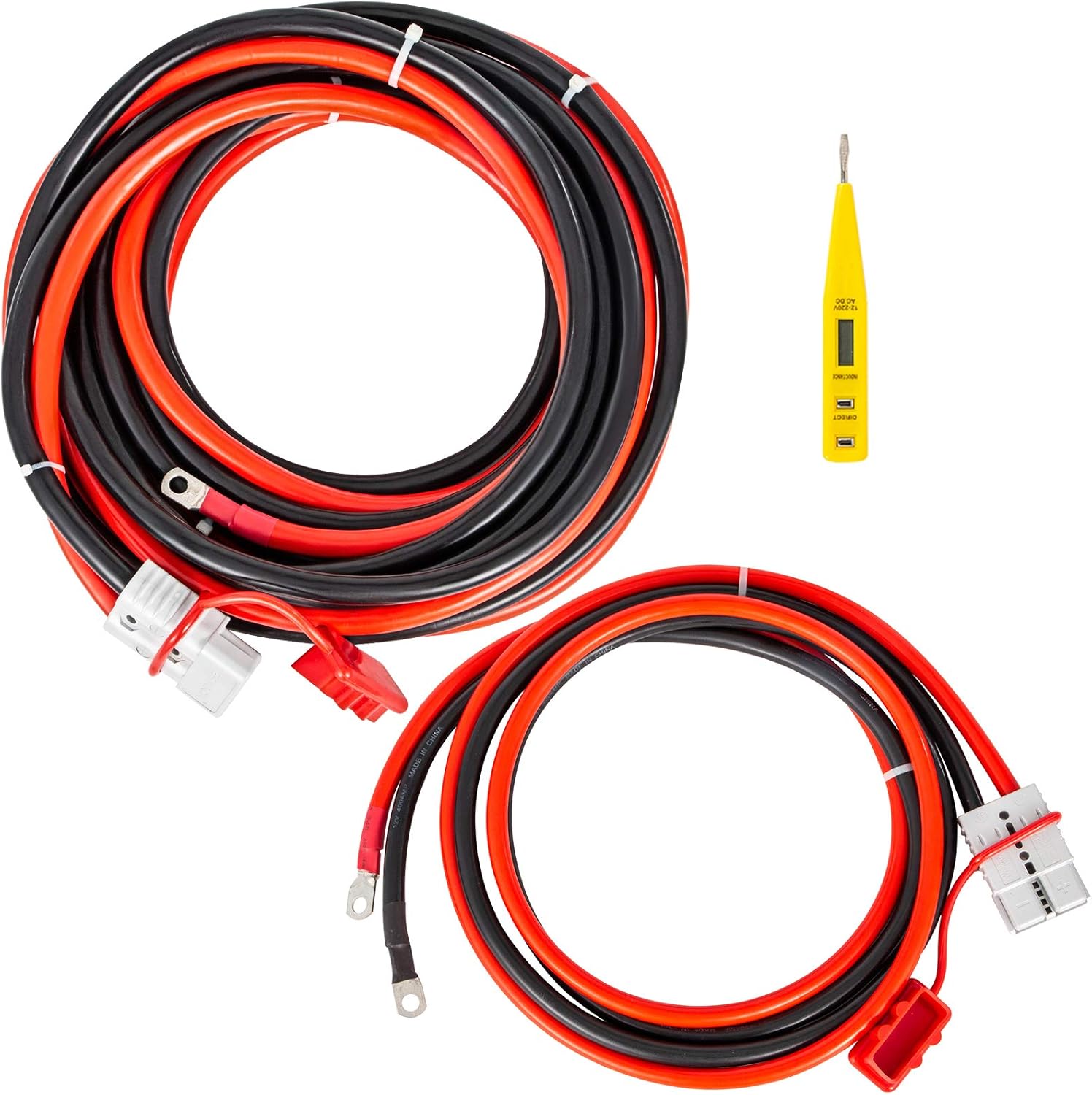 VEVOR Winch Wiring Kit 4 Gauge 28 FT Winch Quick Connect