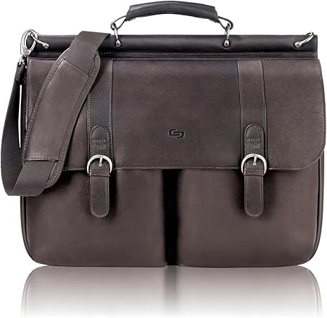 solo leather computer bag