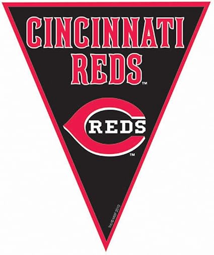 Amazon Com Cincinnati Reds Baseball Pennant Banner Party Accessory Toys Games