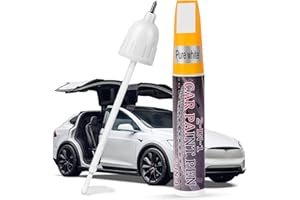 TOCUPOIN Touch Up Paint For Cars, Color Accurate White Car Paint Scratch Repair, Professional Automotive Scratch Remover, Long Lasting Adhension Auto Touch Up Paint, Suitable for All Vehicle Models