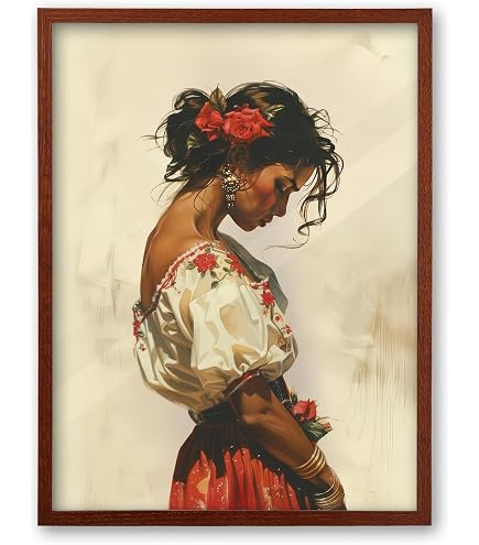Amazon.com: Isabella Muerta by Daniel Esparza Mexican Pinup Girl
