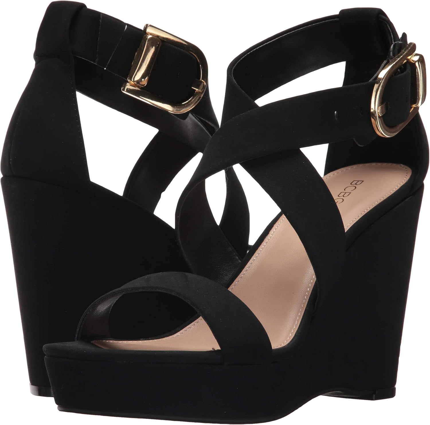 bcbgeneration jae platform wedge sandals