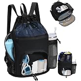 WANDF Swim Bag with Wet Pockets, Mesh Beach Backpack for Pool and Gym | 40oz Tumbler Side Pockets, Sandproof, Swimming, Beach, Workout Gear, Daily Use