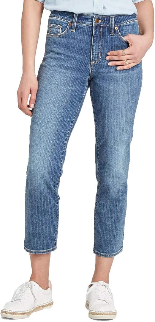 Universal Thread Women's HighRise Straight Cropped Jeans at Amazon