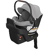 UPPAbaby Aria Lightweight Infant Car Seat/Just Under 6 lbs for Easy Portability/Base with Load Leg + Infant Insert Included/D