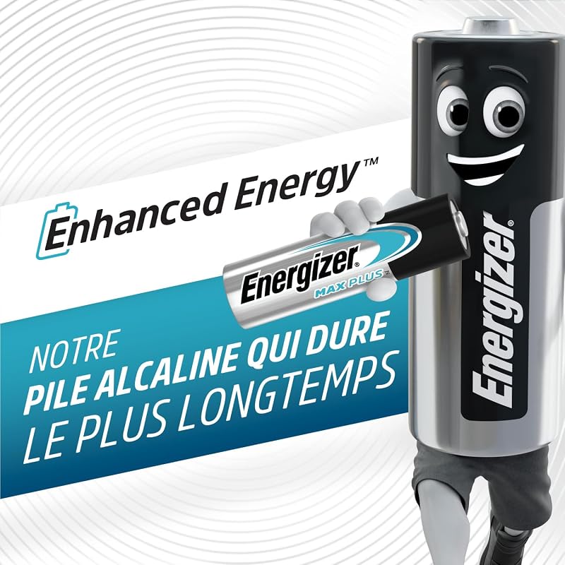 Piles alcalines AA Energizer Max Plus, Pack de X