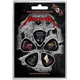 Metallica Plectrum Pack Guitars Band Logo Official 5 Pack Guitar Picks Size One Size