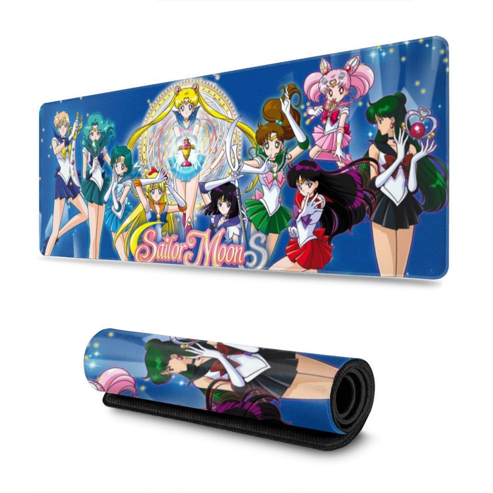 Sailor Moon Custom Mouse Pad Anime Mouse Pad Home Office Computer Gaming Mouse Pad  Smooffly Polka Dot Mouse Pad, Polka Dot Print, Dot Pattern, Gift for Her, Cute Round Mousepad, Cute Desk Accessories, Office Decor, Desk Decor, Mouse Pads  JIKIOU 3 Pack Mouse Pad with Stitched Edge, Comfortable Mouse Pads with Non-Slip Rubber Base, Washable Mousepads Bulk with Lycra Cloth, Mouse Pads for Computers Laptop Mouse 10.2x8.3x0.12inch Black  ProElife Round Mouse Pad Cute Cloth Mousepad Non-Slip Rubber Base 8.66-Inch Planet Series for Home Office Business Gaming, Noise-Reduction/Accurate Cursor/Smoothly Control Mouse Pad (Moon)  Hsurbtra Mouse Pad, Premium-Textured Small Round Mousepad 8.7 x 8.7 Inch Pink, Stitched Edge Anti-Slip Waterproof Rubber Mouse Mat, Pretty Cute Mouse Pad for Office Home Gaming Laptop Men Women Kids  Marble Mouse Pad, Pastel Toned Cloudy Hazy Crack Lines Stained Antique Shabby Chic Design, Standard Size Rectangle Non-Slip Rubber Mousepad, Pale Blue Baby Pink