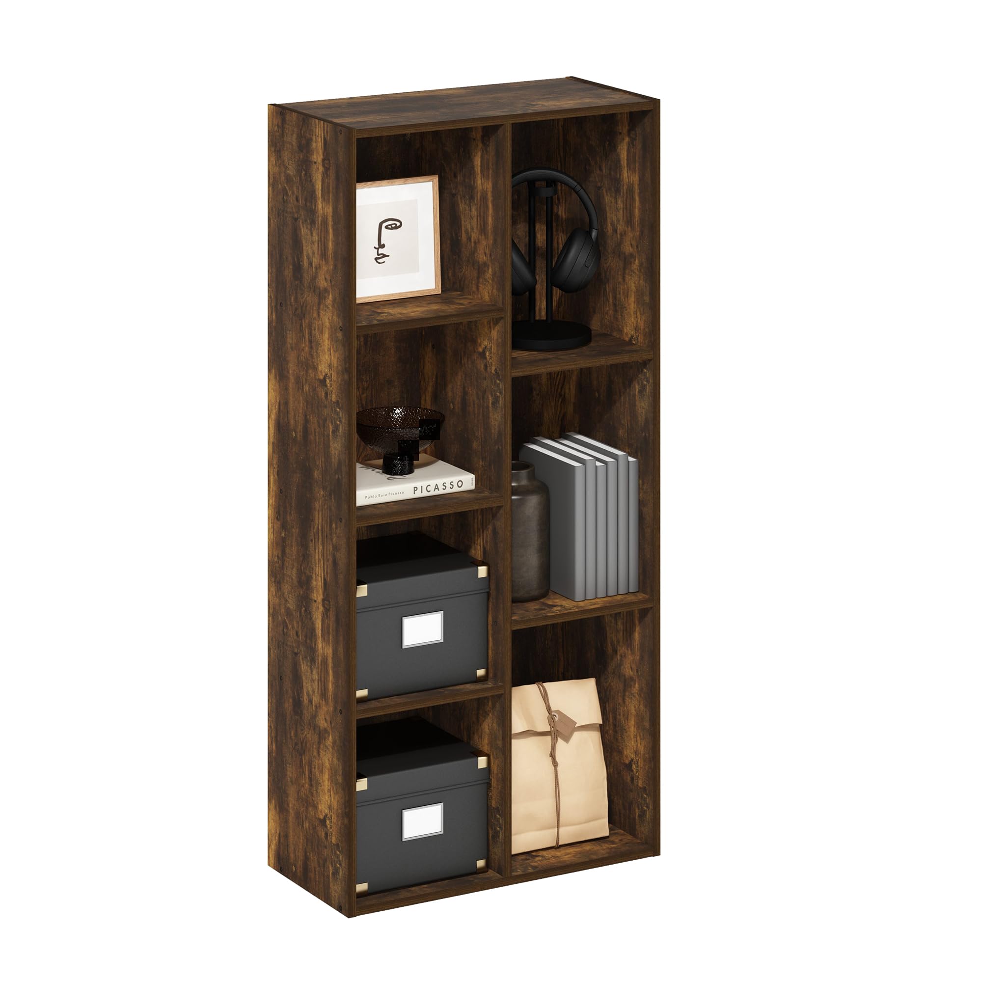 Furinno Luder 7-Cube Open Shelf