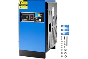 VEVOR Compressed Air Dryer, 85CFM Refrigerated Air Dryer, 110-120V Industrial Refrigerated Air-Drying System for 15HP & 20HP 