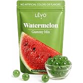 LĒVO Gummy Mix - Watermelon- Make Your Own Infused Gummies - Each Bag Makes 64 Gummies - 1 Pack (Packaging May Vary)