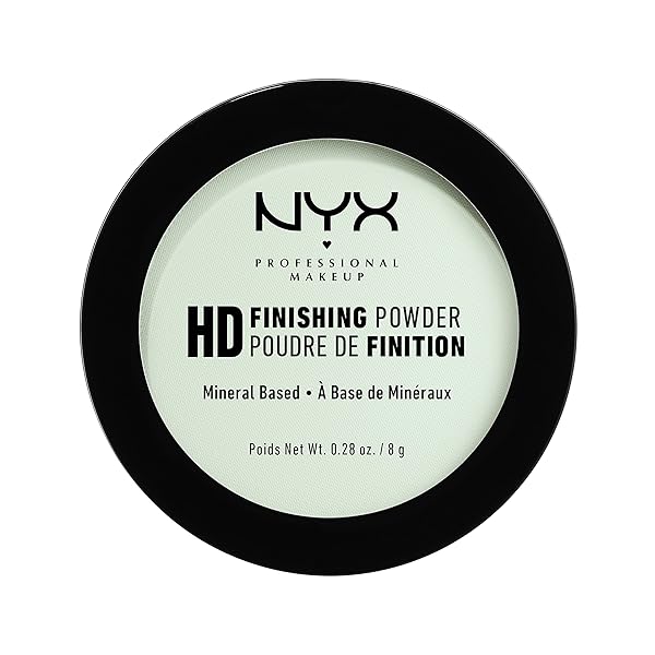 NYX PROFESSIONAL MAKEUP HD FINISHING POWDER, PRESSED SETTING POWDER – MINT GREEN