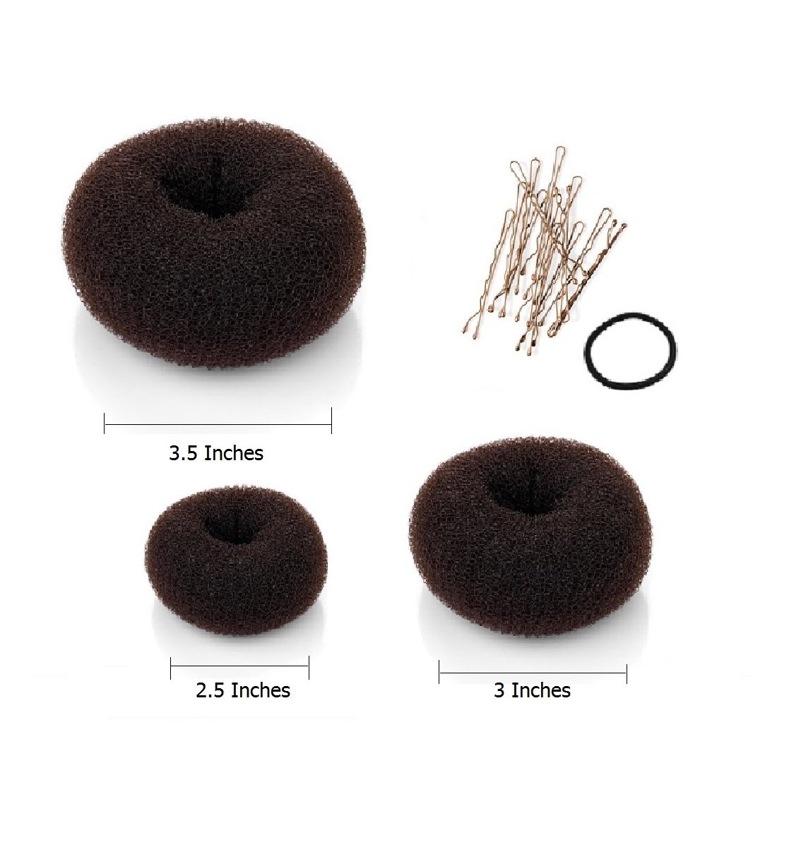 Amazon Com Beaute Galleria 3 Pieces Hair Donut Bun Maker Ring