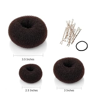 Amazon Com Beaute Galleria 3 Pieces Hair Donut Bun Maker Ring