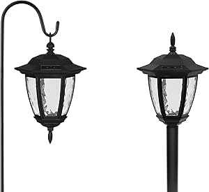 Ezsolar Cpm1a R2 Bk 2 2x Brighter Solar Dual Use Coach Lights Set Of 2 Black Path Lights Amazon Canada