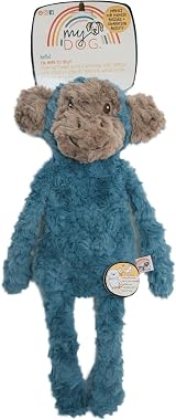 Rosewood My Dog Luxury Plush Monkey Toy Squeaker 40cm Stuff-Free