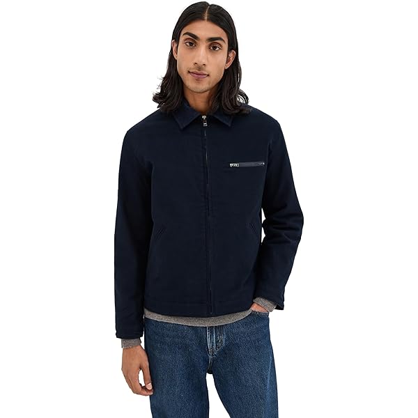 Theory Men's Paper Nylon Track Jacket, Black, S at Amazon