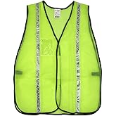 J. J. Keller & Associates, Inc. 10-pk. Universal Safety Vest - Polyester Mesh Orange, SAFEGEAR