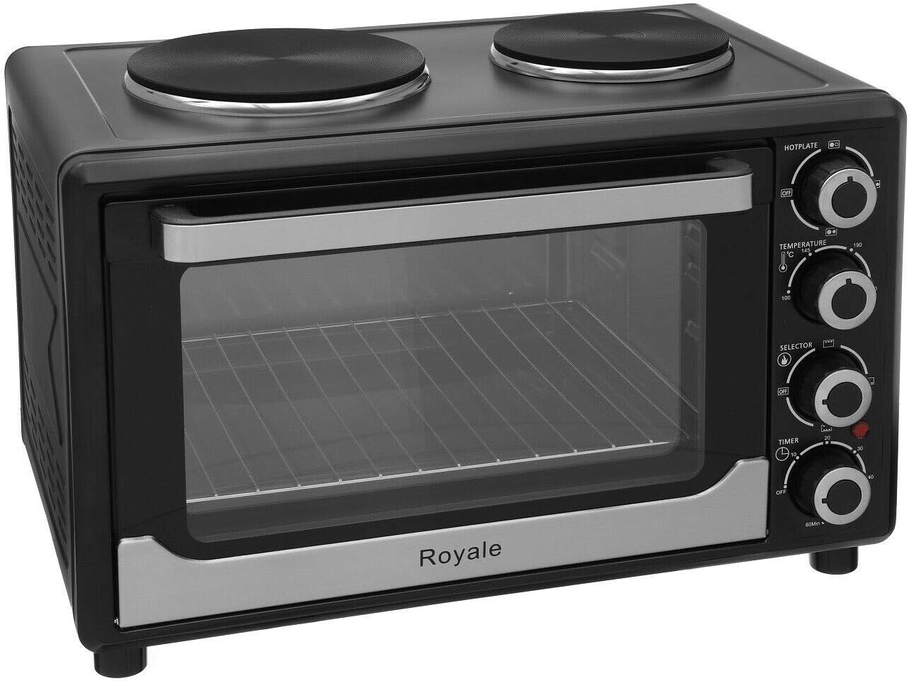 Royale TT30 Mini Cooker Electric 32L Table Top Cooker Oven with Two