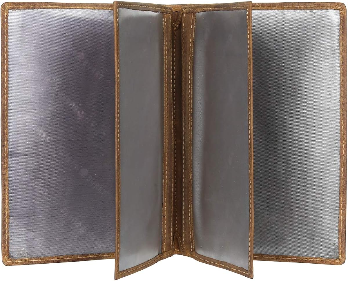 Greenburry Vintage deer identity card case leather 12 cm, Brown, Unique Size - Image 3