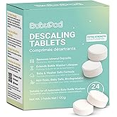 BUBUPOD Deep Descaling Tablets - 24 Tablets Compatible with Momcozy, Baby Brezza, Papablic Bottle Washer, Warmer, Sterilizer,