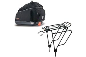 Ibera Parka IB-RA4 Touring Bicycle Carrier and Quick Release Bag