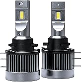 H15 LED DRL bulbs Daytime Running Light bulbs Fog lights for off road | For Volkswagen Golf R Wagon Tiguan Mercedes-Benz Sprinter 1500 2500 3500, 6000K Cold White Light 64176 PGJ23T1