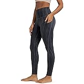 ODODOS Women's High Waisted Yoga Leggings with Pockets, Tummy Control Non See Through Workout Athletic Running Yoga Pants