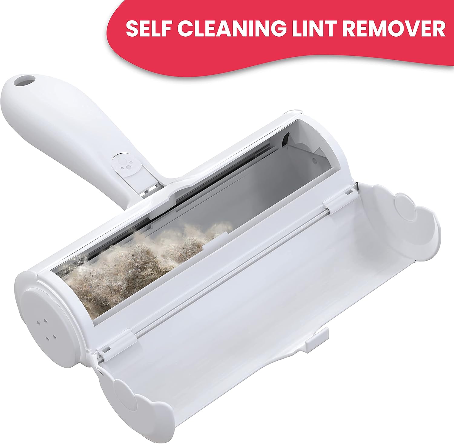 SCRUBIT Pet Hair Remover - Dog & Cat Roller Brush with Built-in Waste Bin - Reusable Animal Lint Removal Tool - Cleans Couch, Beds, Sofas, Cars, and Furniture from Pet Fur and Lint : Pet Supplies