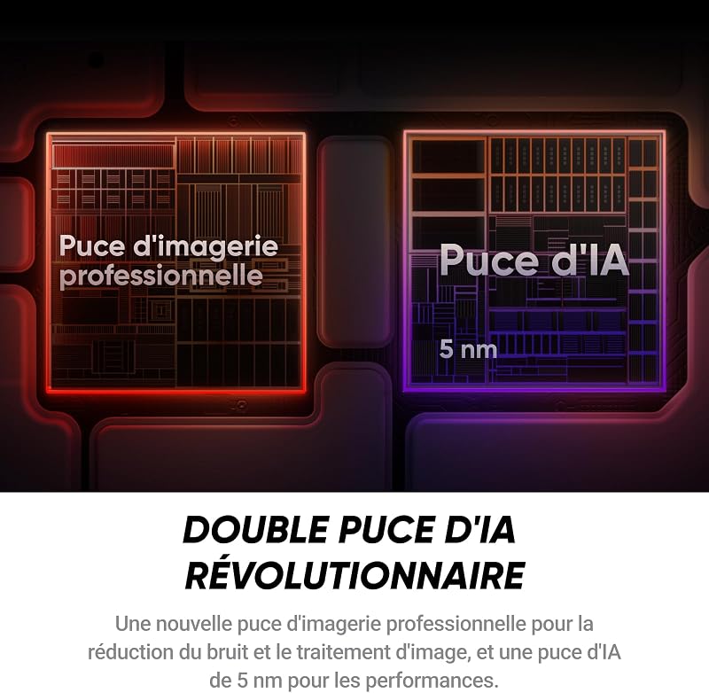 Ace Pro 2 Blanc Arctique - Caméra d'action 8K Objectif Leica