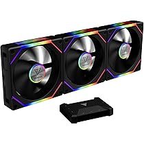 KIT 3 FANS GAMDIAS AEOLUS P2-1203U PRETO | Amazon.com.br
