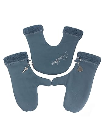 Raikou Warme Partnerhandschuhe Paar-Schlüsselanhänger für Verliebte Paare Winter Handschuhe zum Händchenhalten, one size