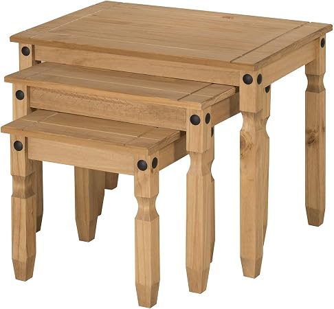 Mercers Furniture Trade Corona Nest Of Tables Amazon Co Uk Kitchen Home