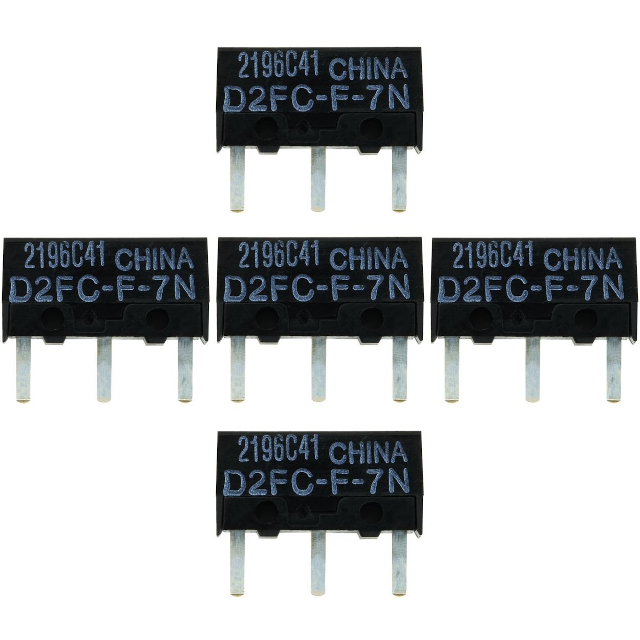 IT-Services Irro 5x D2FC-F-7N Microswitch Repair Kit suitable for computer mice from Logitech, Razer, Roccat, SteelSeries and others