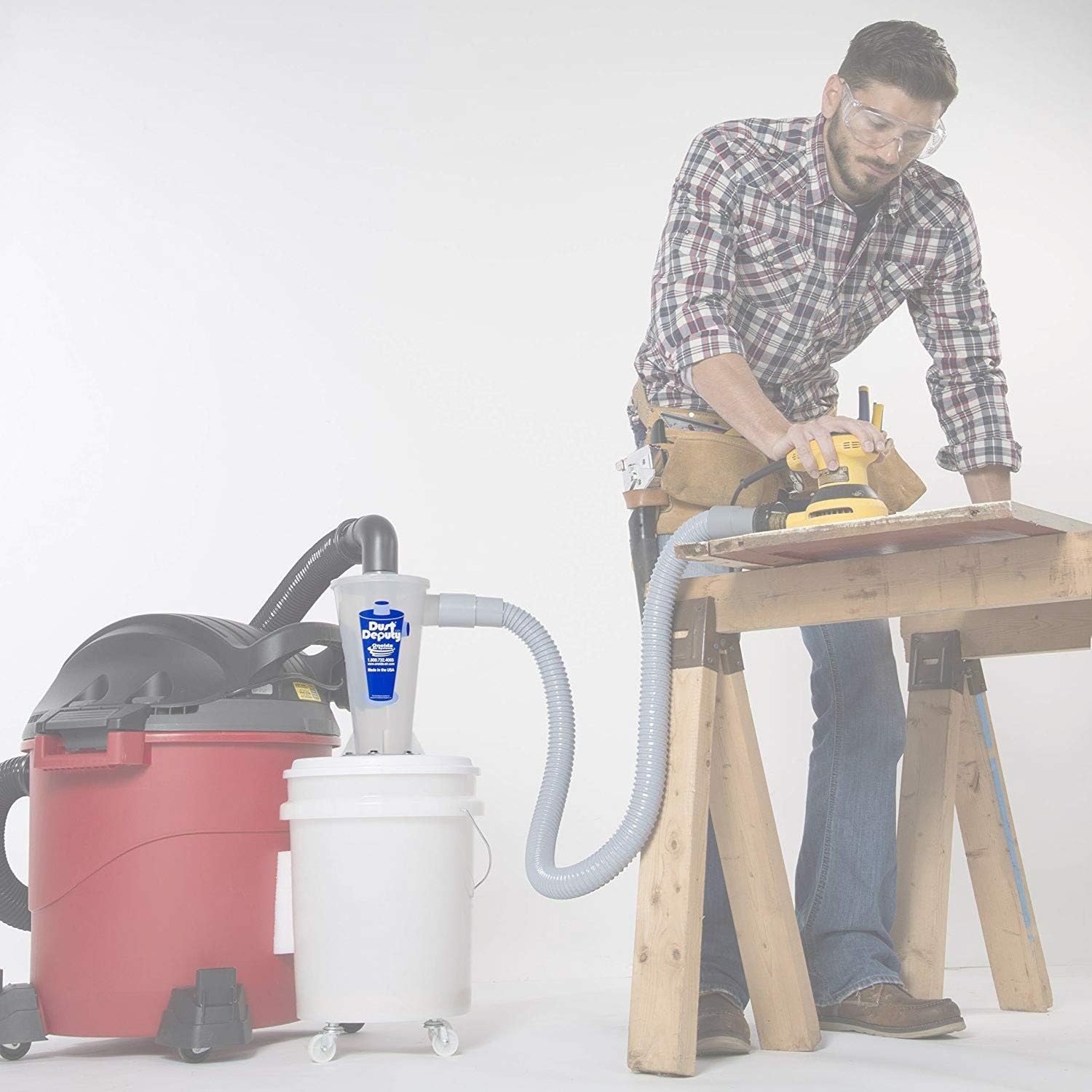 The Dust Deputy DIY Standalone Anti-Static Cyclone Separator (The Dust Deputy DIY): Home Improvement