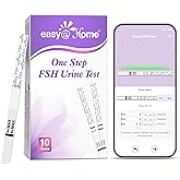 Easy@Home FSH Test Kit: 10 FSH Test Strips for Women – Track Hormone Levels and Support Fertility Planning at Home