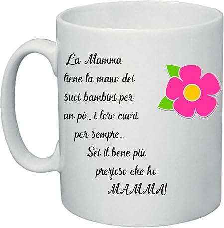 Tazza Mug 8x10 Scritta Poesia Per La Mamma Fiore Festa Idea Regalo Compleanno Amazon It Casa E Cucina