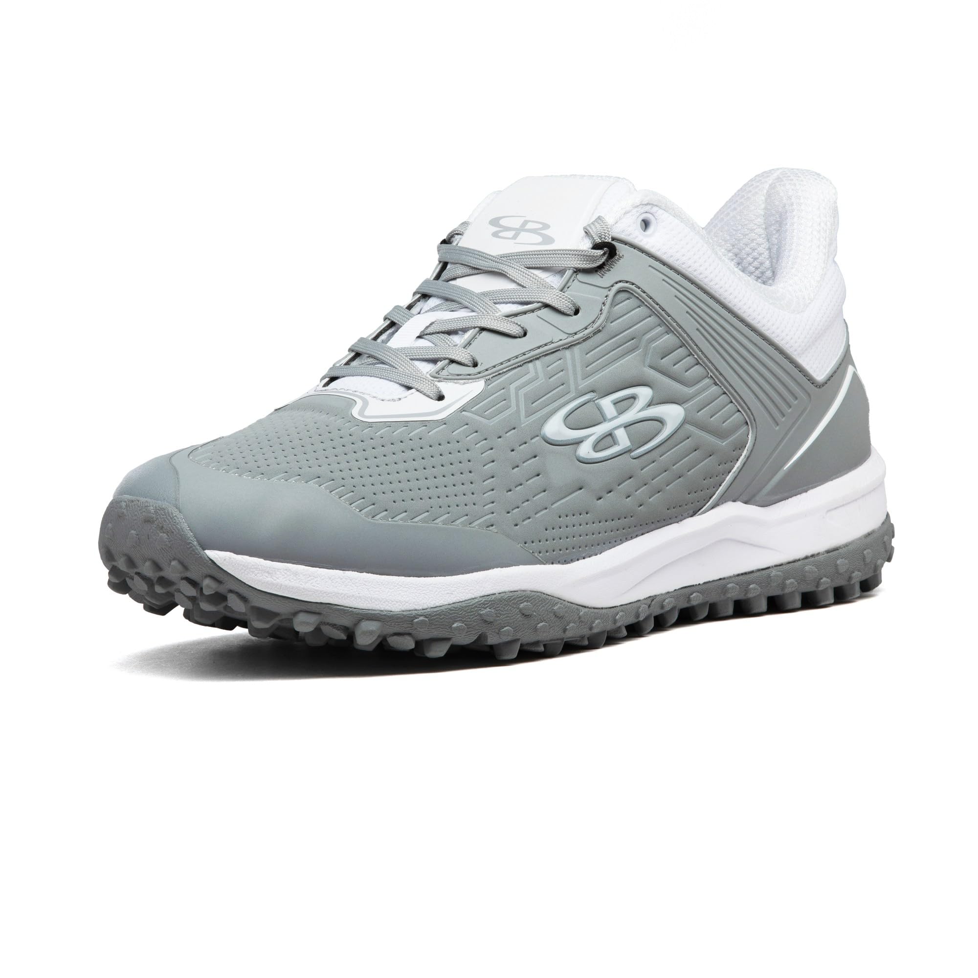 Boombah Viper Pro Men's Turf Gray/White - Size 10.5