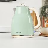 Salter Retro Green 1.7 L Kettle 3KW Rapid Boil 360° Base Removable Filter view 2