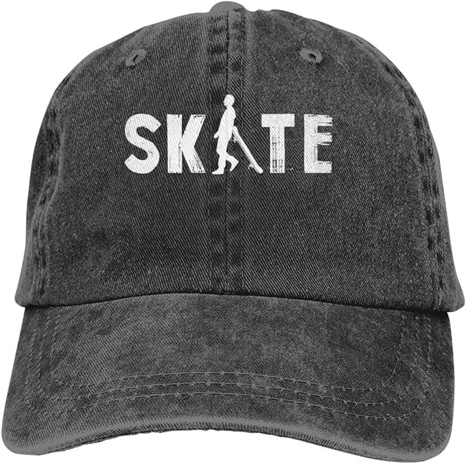 Skate Skateboard Gift Skater Sport Skating Capï¼Œcowboy Hat Black at Amazon Men’s Clothing store