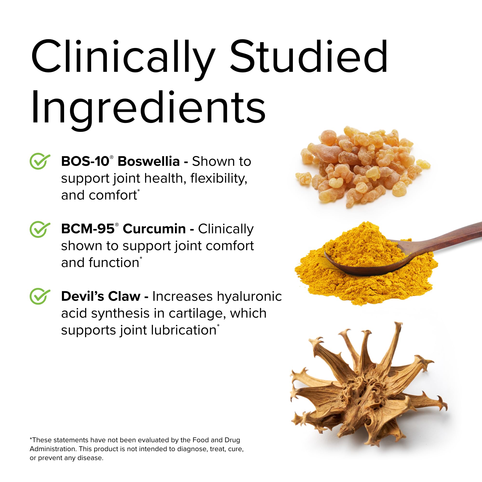 Terry Naturally Arthocin - Boswellia Serrata Capsules with Devil's Claw & Curcumin - Supplement to Support Joint & Spine Health - Herbal Supplement Aids Comfort & Absorption - 60 Capsules