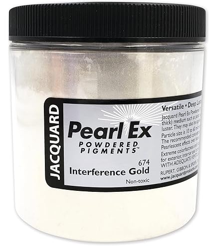 Amazon.com: Jacquard Pearl Ex Pigment Powder 4oz Macropearl