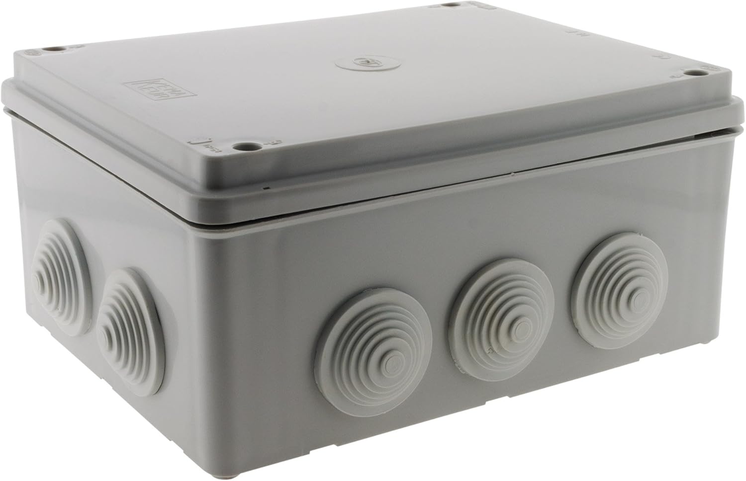 Enexo Caja hermética rectangular 220 x 170 x 105 mm a rosca de 1/4, IP 54: Amazon.es: Hogar