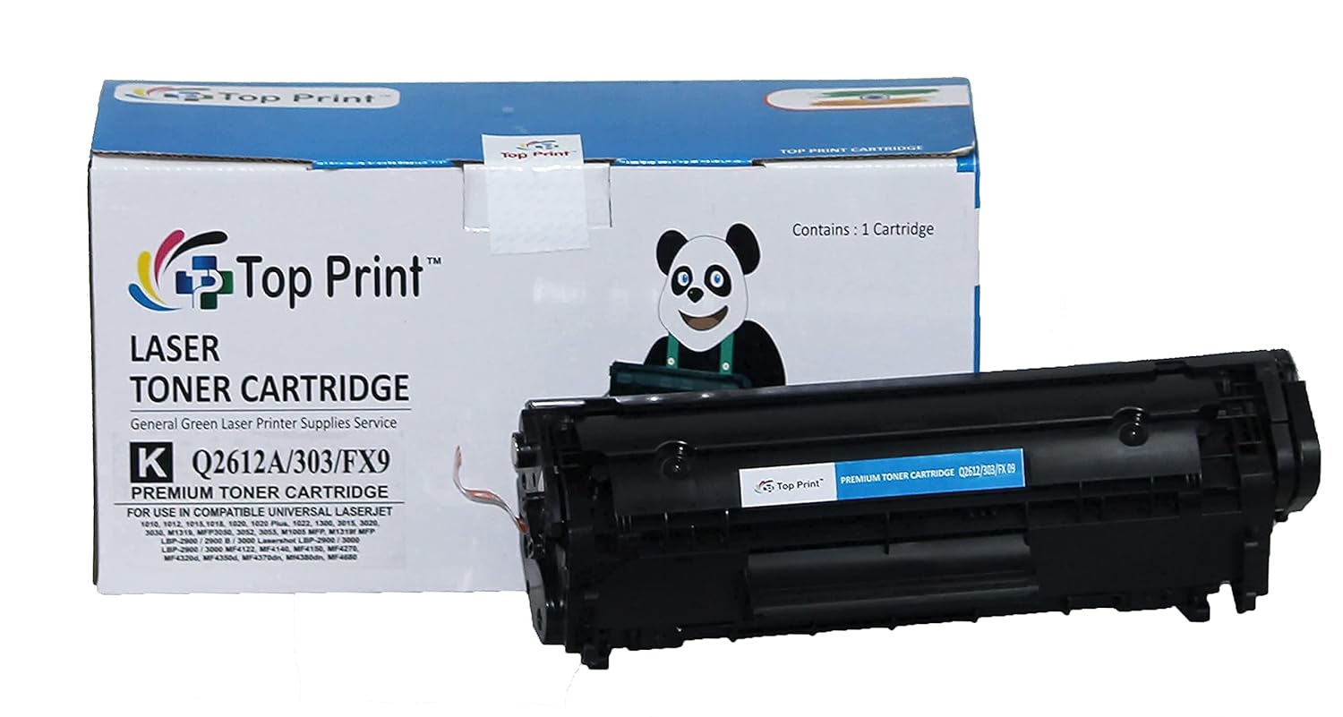 Top Print 12A for HP Q2612A Toner Cartridge for HP Laserjet 1020,M1005