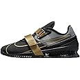 Nike Romaleos 4 Weightlifting Shoes (CD3463-001, Black/Metallic Gold/White/Metallic Gold) Size 11.5
