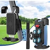 MOSNAI Golf Cart Magnetic Phone Holder Mount with Vibration Dampener, Anti-Shake Golf Cell Phone Holder for EZGO/Club Car/Yamaha, Golf Phone Caddy for 4.7"-6.9" iPhone/Galaxy/Google Pixel